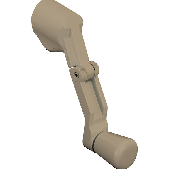 PRIME-LINE Universal Folding Crank Handle, Fits Most Spindles, Coppertone Finis