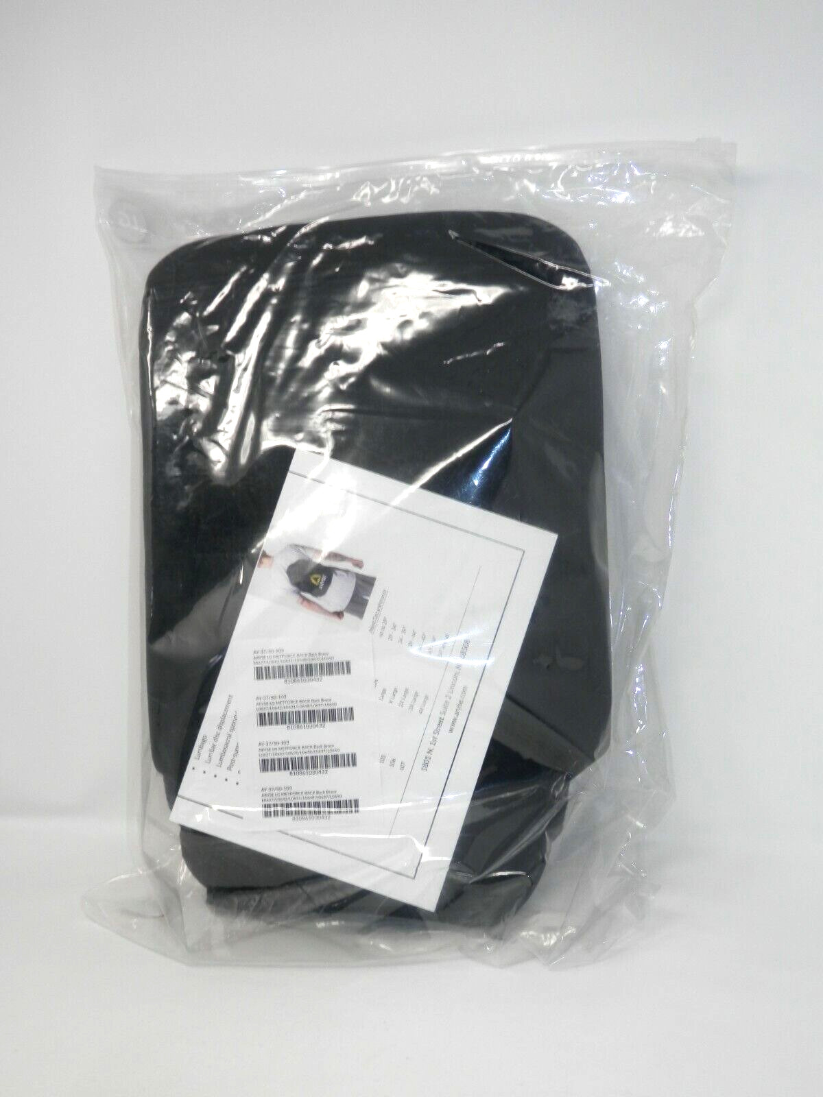 Aryse Metforce Back Brace AY-37 50-103 Compression Support System LARGE New