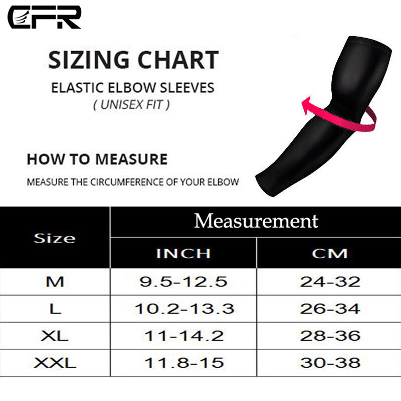 Compression Elbow Support Brace Arm Sleeve Guards Sports Elastic Protector Strap