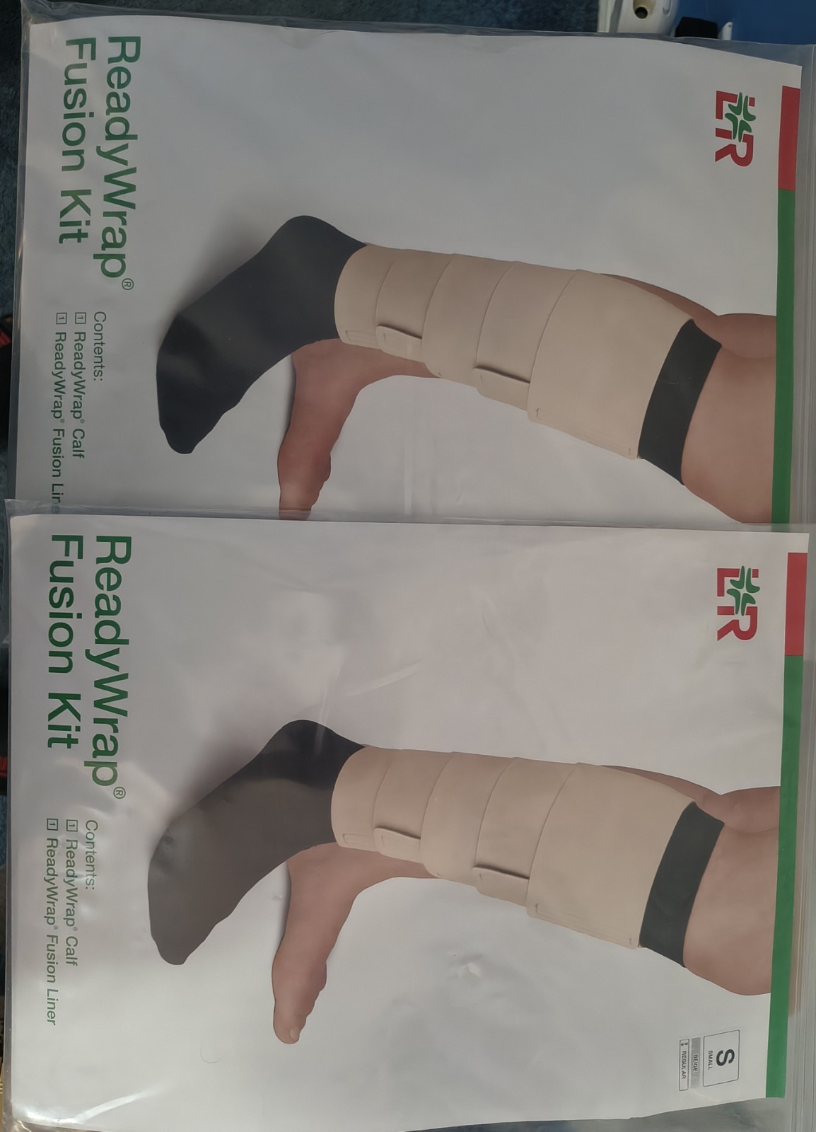L&R Ready Wrap Fusion Kit-Calf & Foot Wrap Only-No Liner -Small-Lot of 2