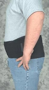 Leader X-Tended Back/Abdominal Support, Black, GREAT ITEM