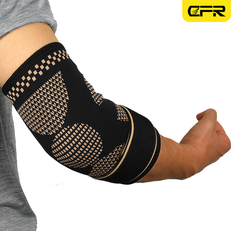 Copper Elbow Support Compression Arm Sleeve Brace Wrap Arthritis Tendonitis Pain