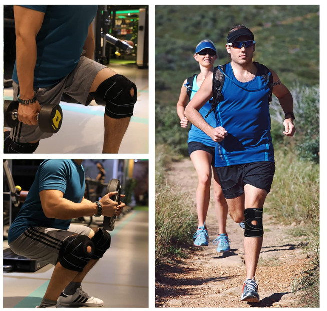 DOUFURT Knee Brace for Women & Men Meniscus Tear Compression Knee Support M New