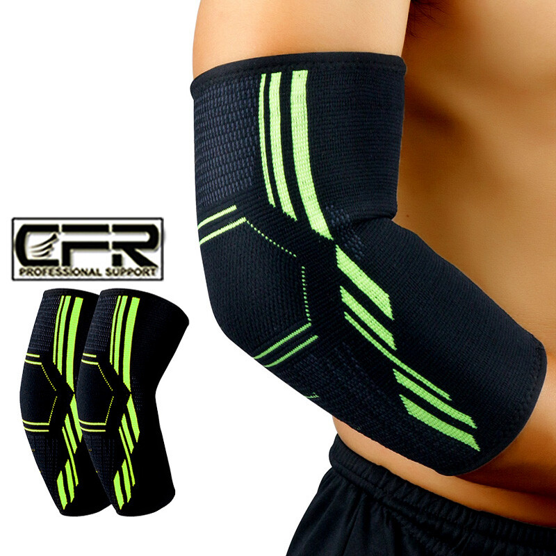 Copper Compression Elbow Support Brace Sport Joint Pain Arthritis Sprain Sleeves