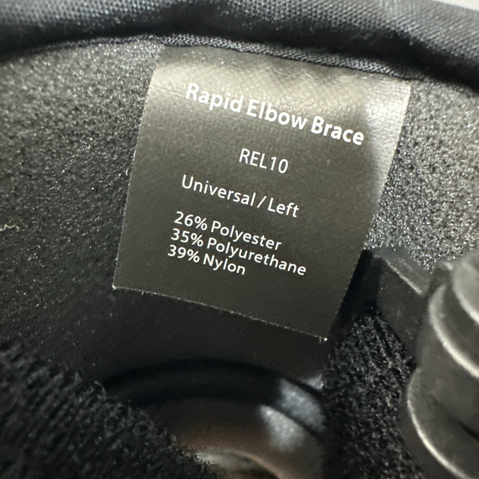 Rapid Elbow REL10 Adjustable Left Elbow Brace ROM Hinge Support