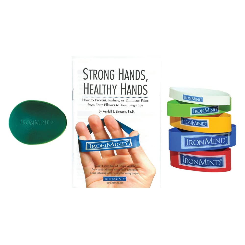 IronMind Strong and Healthy Hands Kit: Egg & Bands – Rehab/Prehab for Carpal…