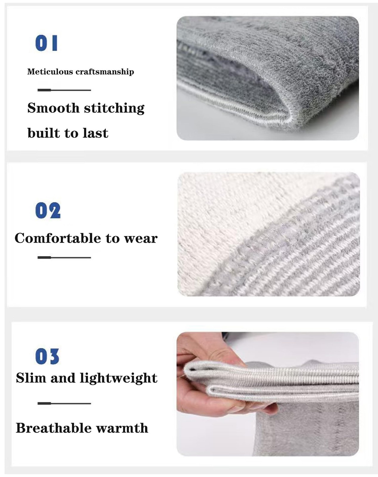 Bamboo Knee Compression Sleeve Bamboo Knee Sleeves for Men Women AntiSlip C…