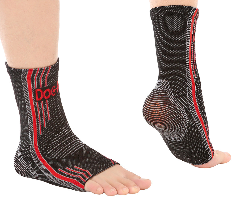 Doc Miller Ankle Sock Compression Brace Sleeve Plantar Fasciitis Tendonitis Spur