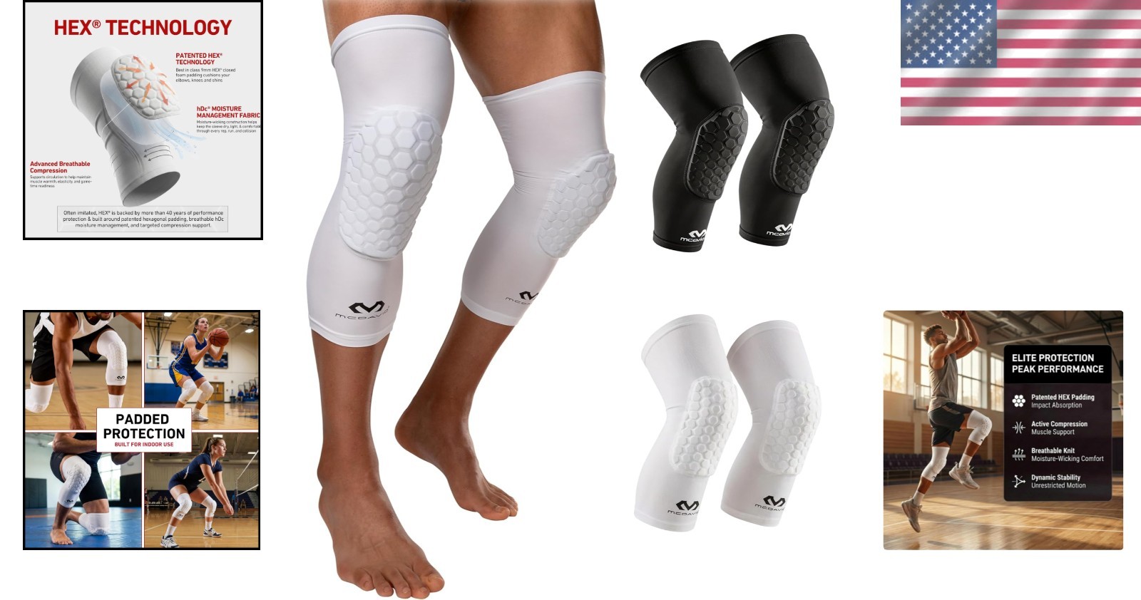 Ultimate Non-Slip Knee Compression Sleeves – Perfect for Basketball, Volleyball
