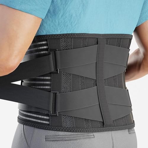 Back Brace for Lower Back Pain Women and Men – Lumbar Support Belt for Large