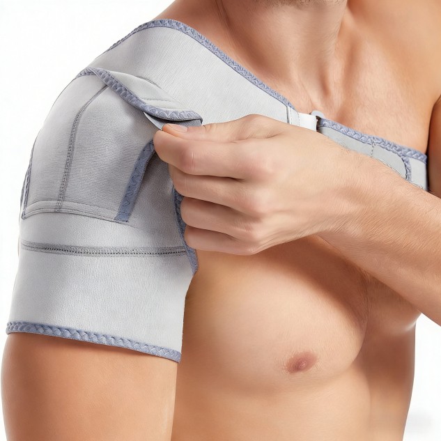 Kinetix Compression Shoulder Brace -Adjustable chest and arm straps