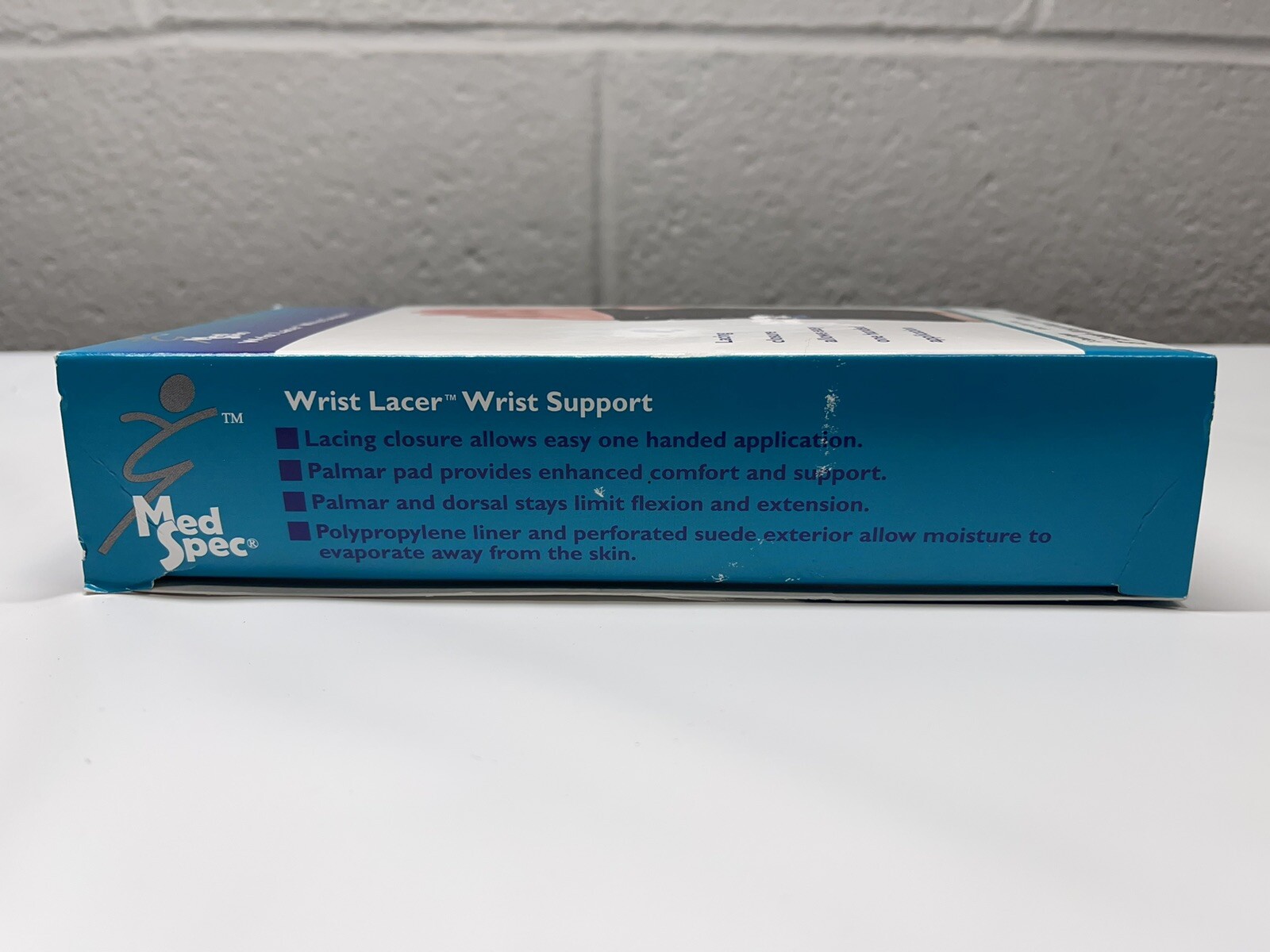 Wrist Support 8” Suede Wrist Lacer BLACK, 223921, SIZE:X SMALL RIGHT-NEW IN BOX