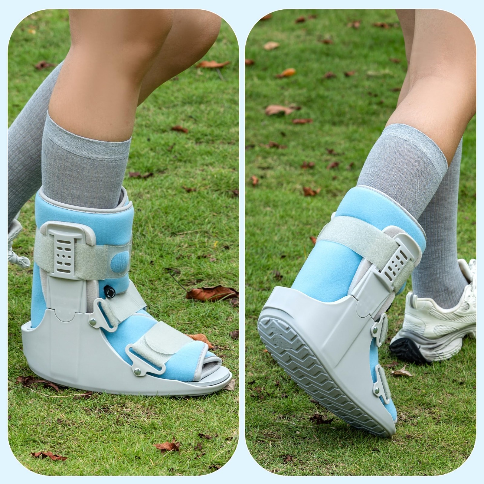 Adjustable Air Cam Walker Boot for Foot Injury, Fracture Support, Sprained Ankle