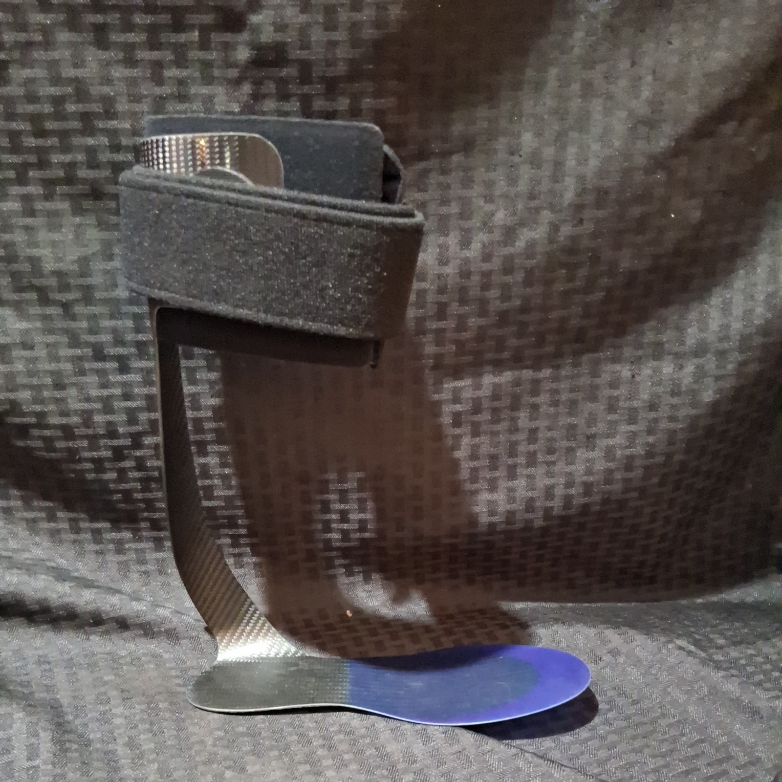 Thuasne Carbon Fiber AFO Brace XS-Left Black Blue Leg & Foot Orthosis 17H1004