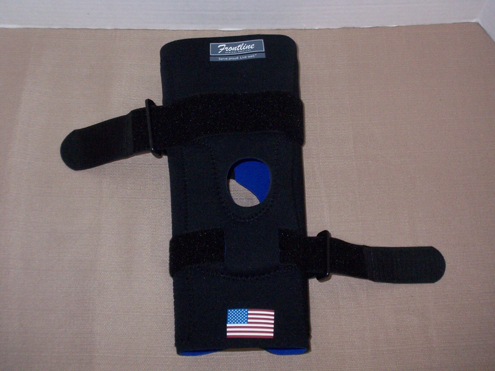 Knee mobility firm support stabilizer neoprene-NEW FrontLine K46 adult small USA