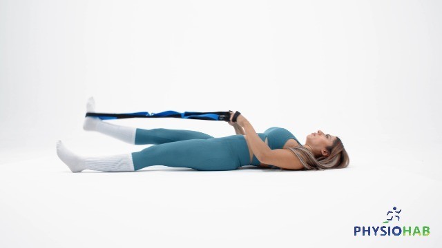 Ultra Stretch Therapy Strap for Physical Therapy & Flexibility Training