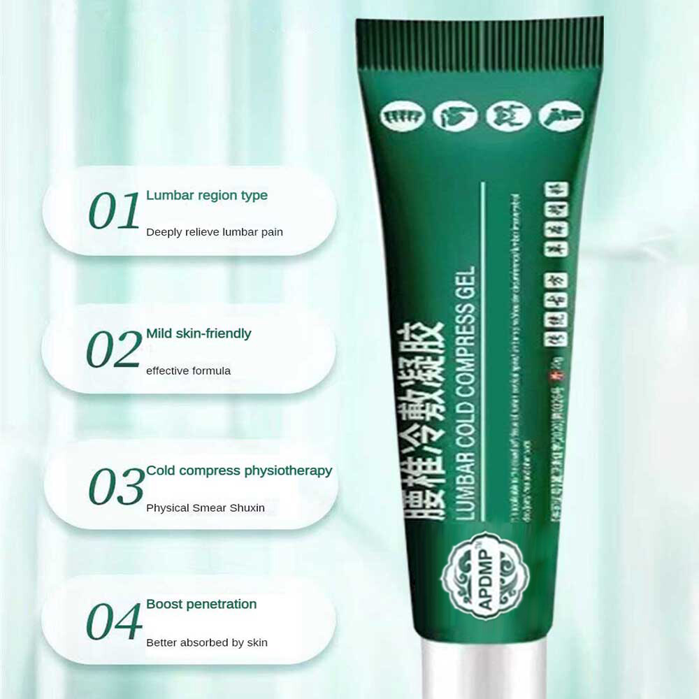 `1-5x Lumbar Type Cold Compress Gel APDMP Body Relief Ointment US Hot