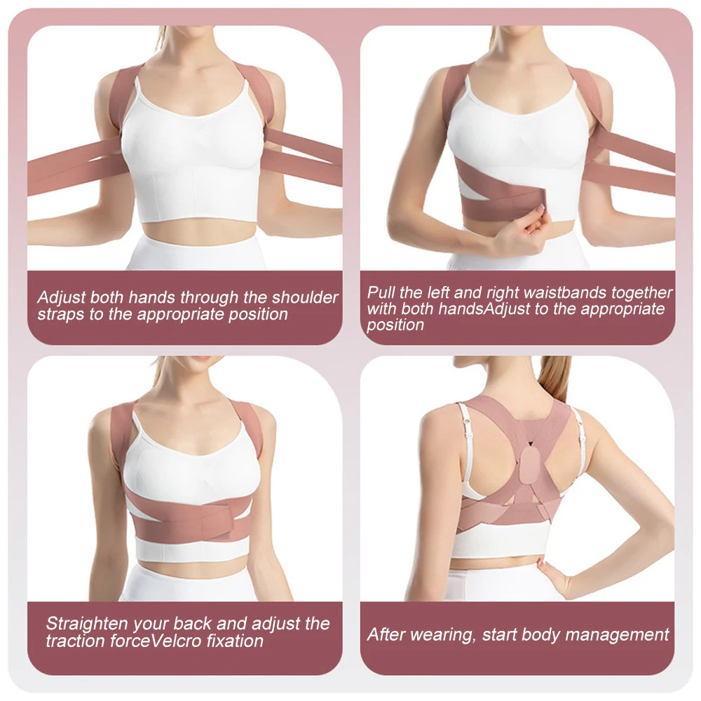 Back Posture Corrector Belt Spine Support Hunchback Straightening Brace