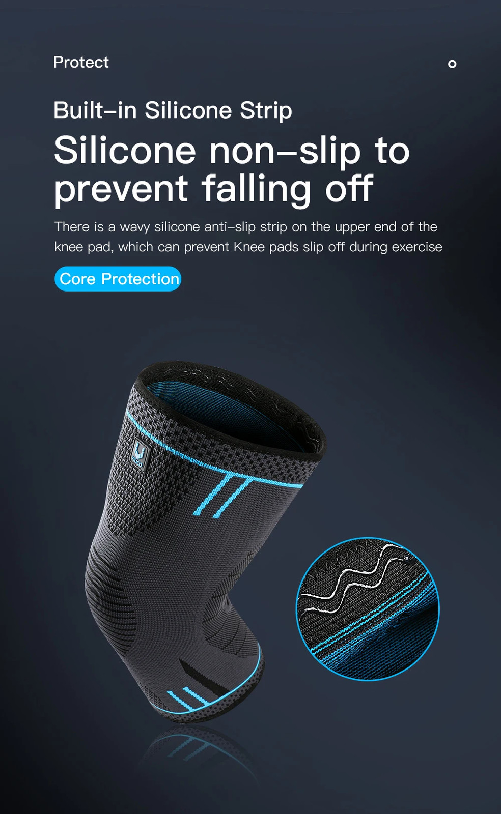 Knee Support Knee Pads Brace Gym Sports Protector Basketball Volleyball Run Gift