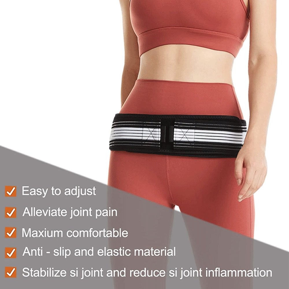 Sacroiliac Joint Belt Hip Brace for Sciatica Pelvis Lumbar Nerve Pain JQ