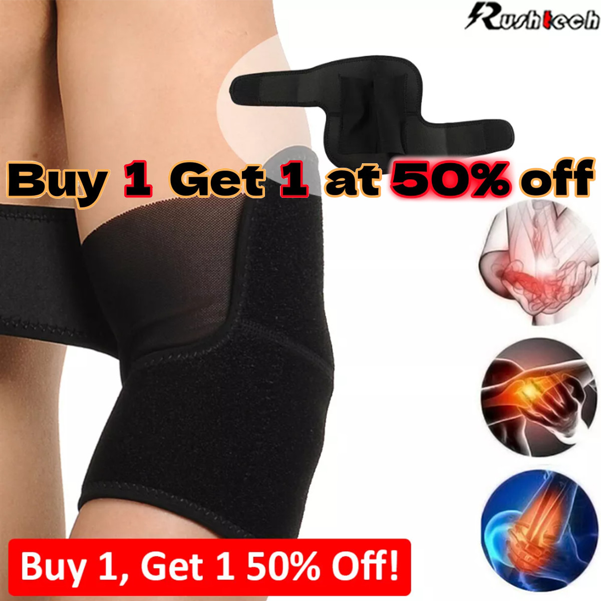 Compression Elbow Sleeve Brace Wrap Support Arthritis Tendonitis Pain Relief US