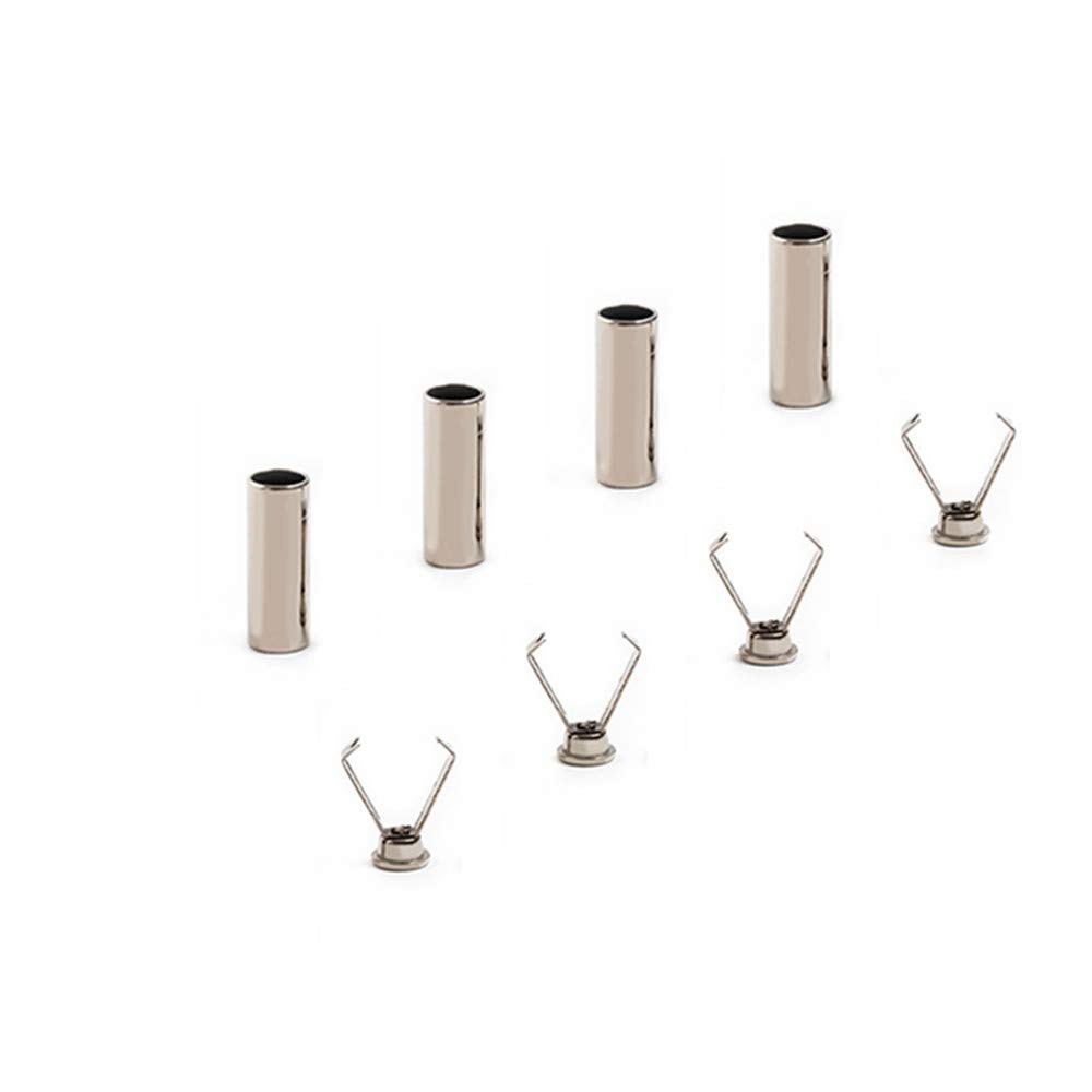 Metal Shoelace Aglets Set of 4 – Easy Install Silver Tips Protector