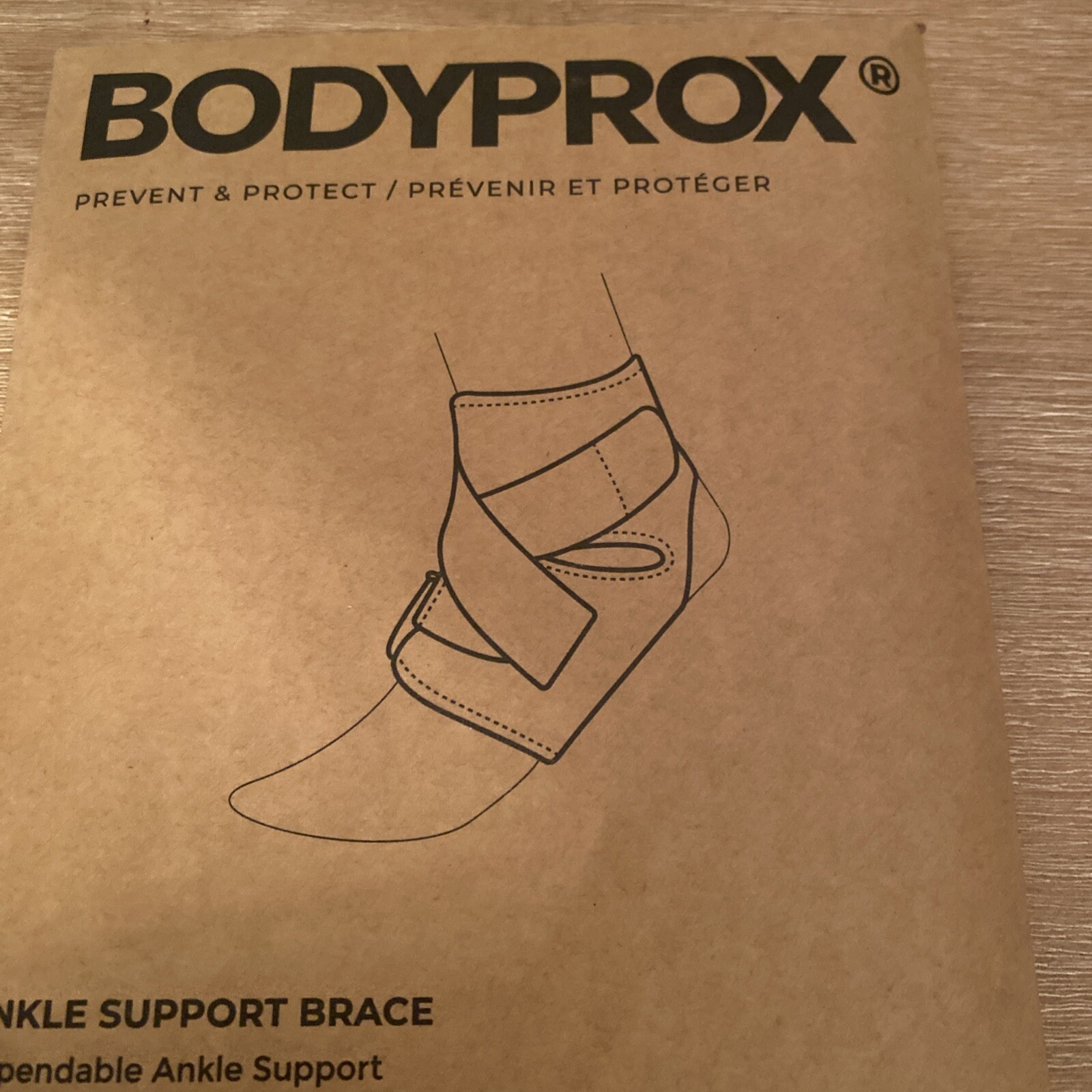 Bodyprox Ankle Support Brace Breathable Neoprene Sleeve Adjustable Wrap!