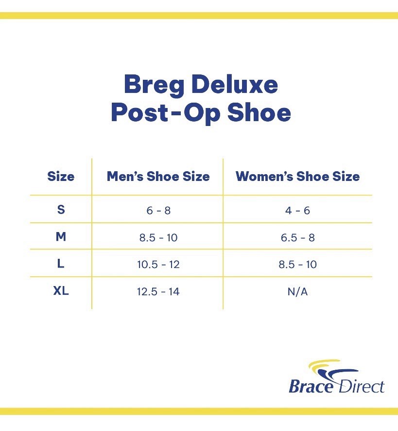 2 BREG Deluxe Post-op Shoe Women’s Medium (both Feet)