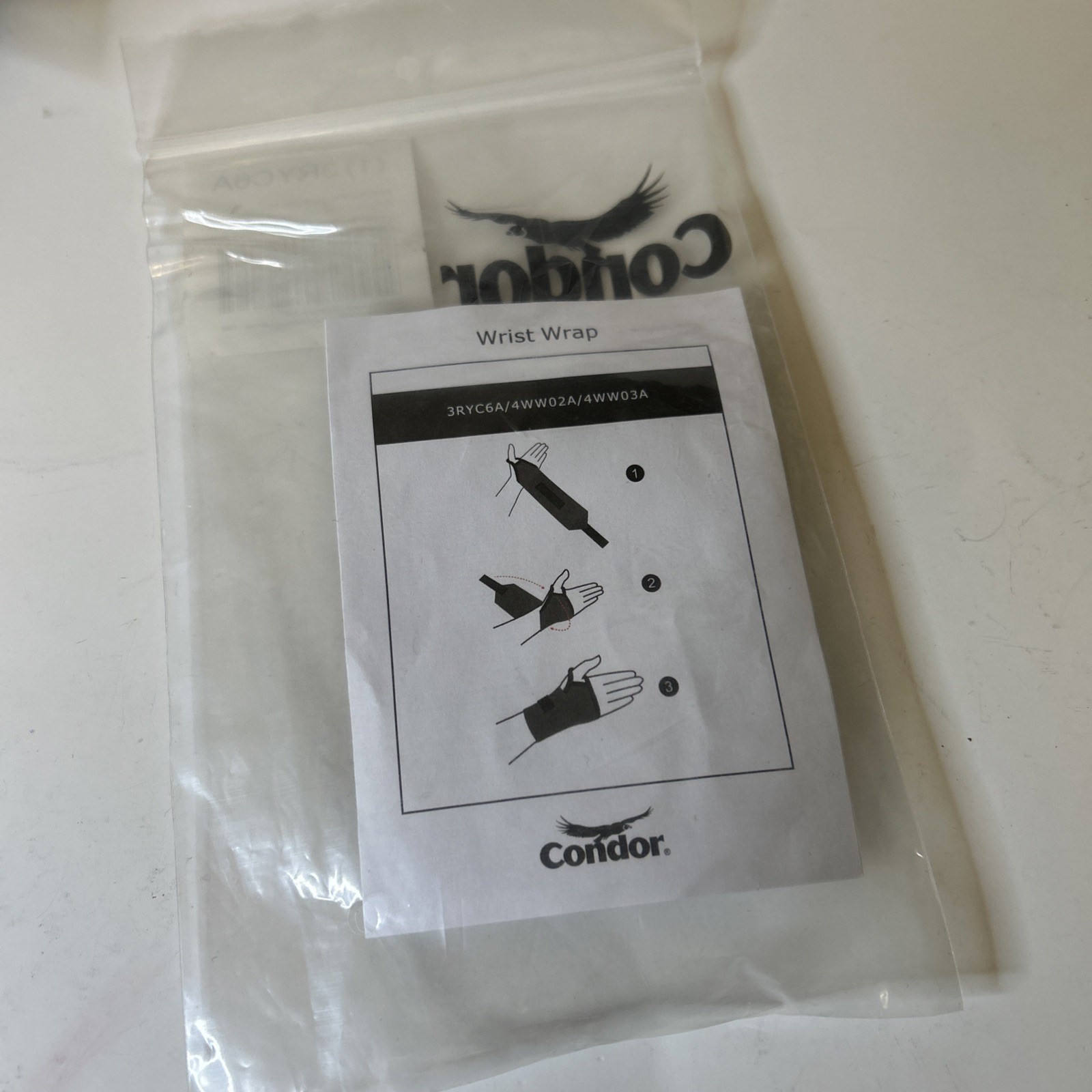 Condor Wrist Wrap with Thumb Loop – Black (1)3RYC6A