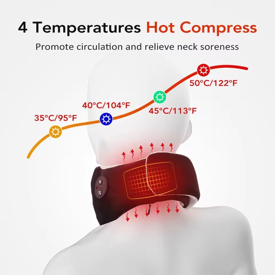 Pneumatic Cervical Traction Device Neck Pain Relief Adjustable Neck Stretcher