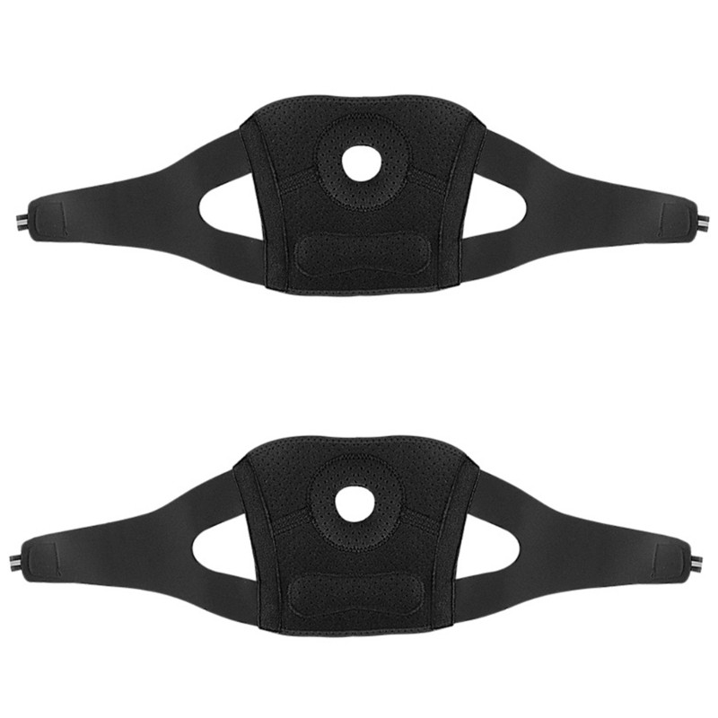 Set of 2 Sports Knee Brace with Adjustable Strap for Running Basketball Football