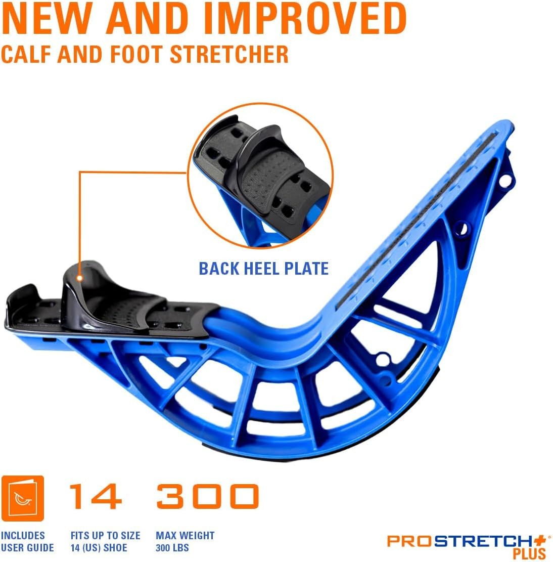 Plus Customizable/Adjustable Calf Stretcher and Foot Rocker for