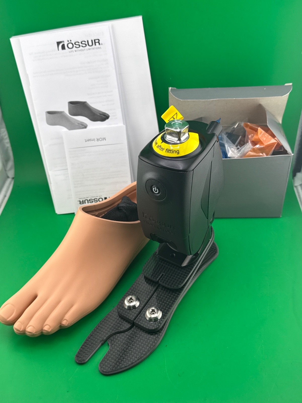 Ossur proprio micro processor prosthetic foot. Left. Size 22. Category 1