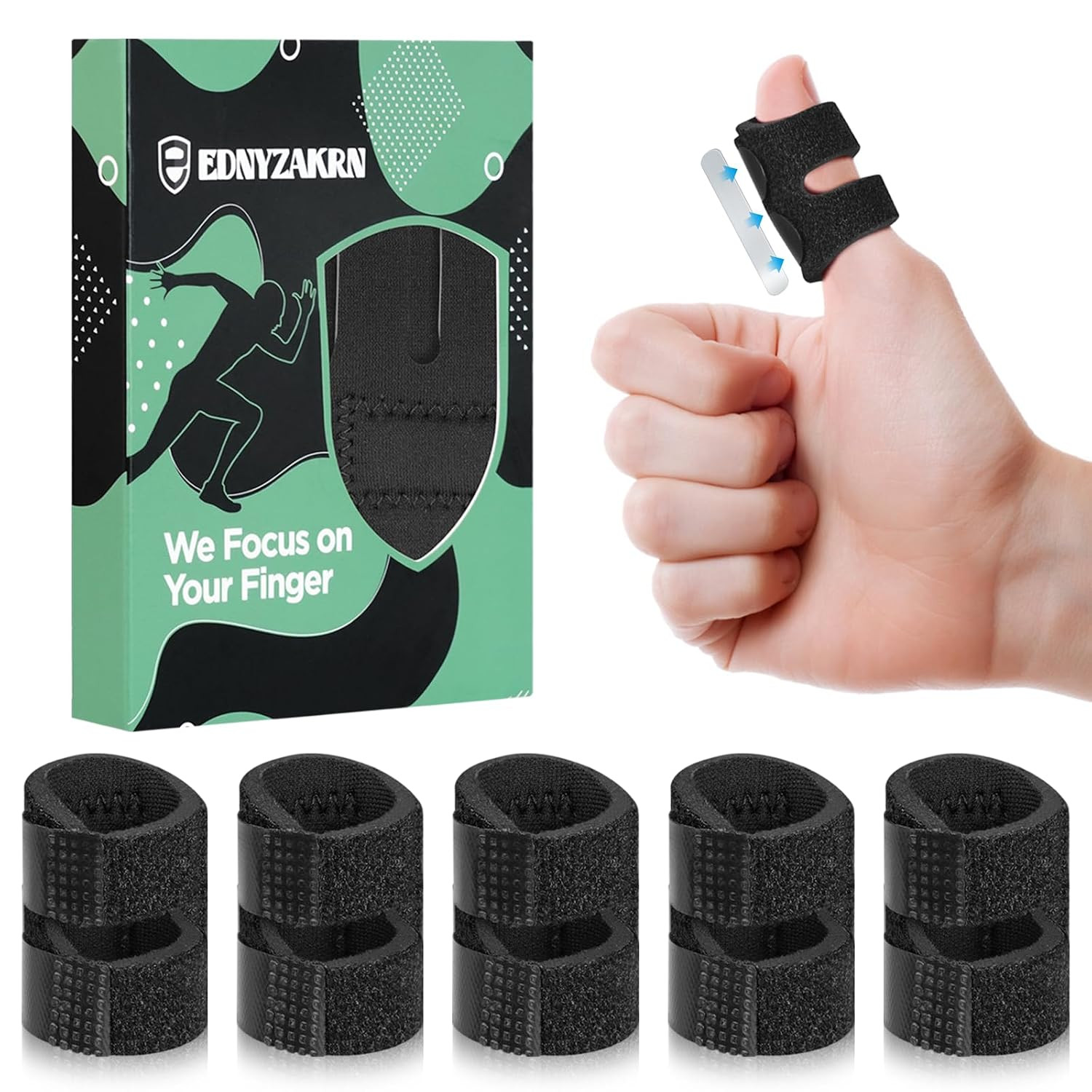 5Pcs Thumb Splints, Small Finger Brace | for Trigger Finger – Broken – Arthri…