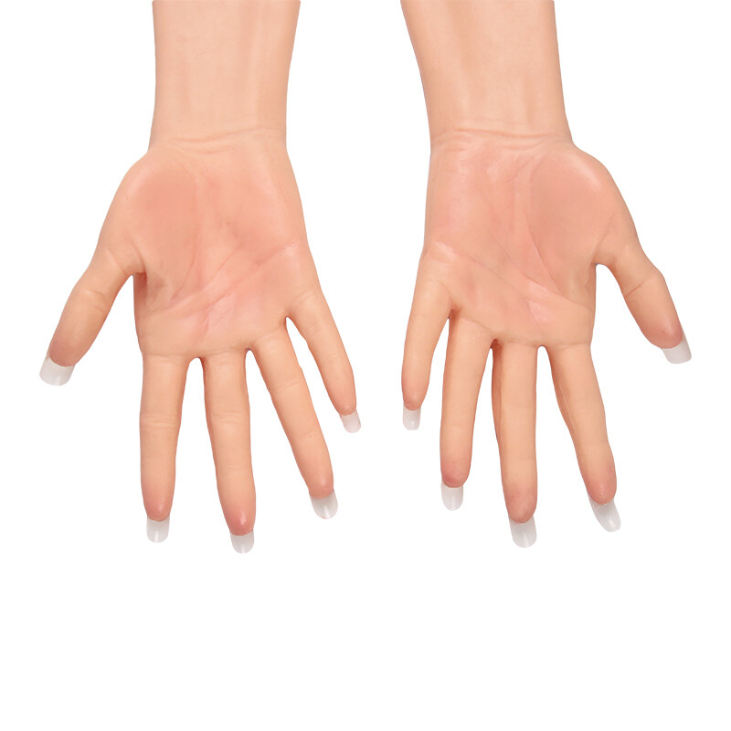 KnowU Silicone Hand Sleeve Highly Simulated Skin Cover Scars Jewelry Display