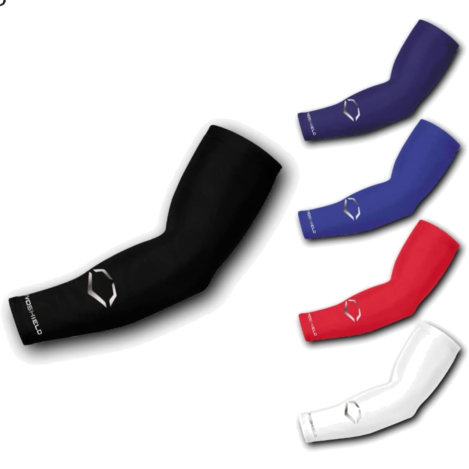 Unisex Compression Arm Sleeve – Black, Lightweight Fit for Enhanced Performance