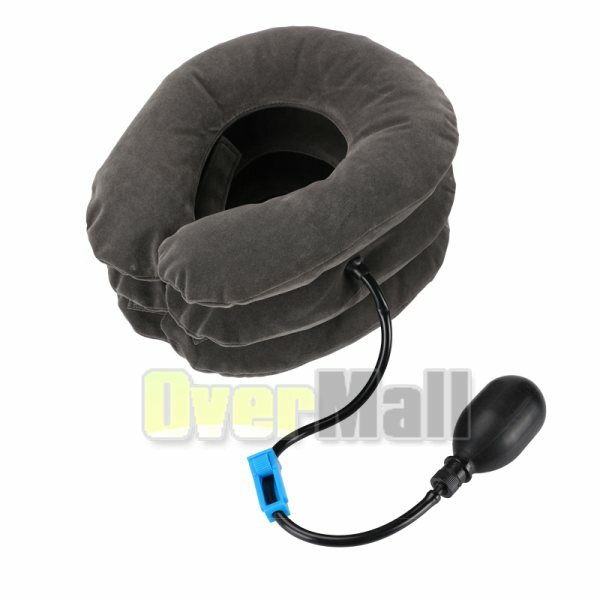 Traction Decompression Device Neck Shoulder Pain Relief Pump Cervical Pillow