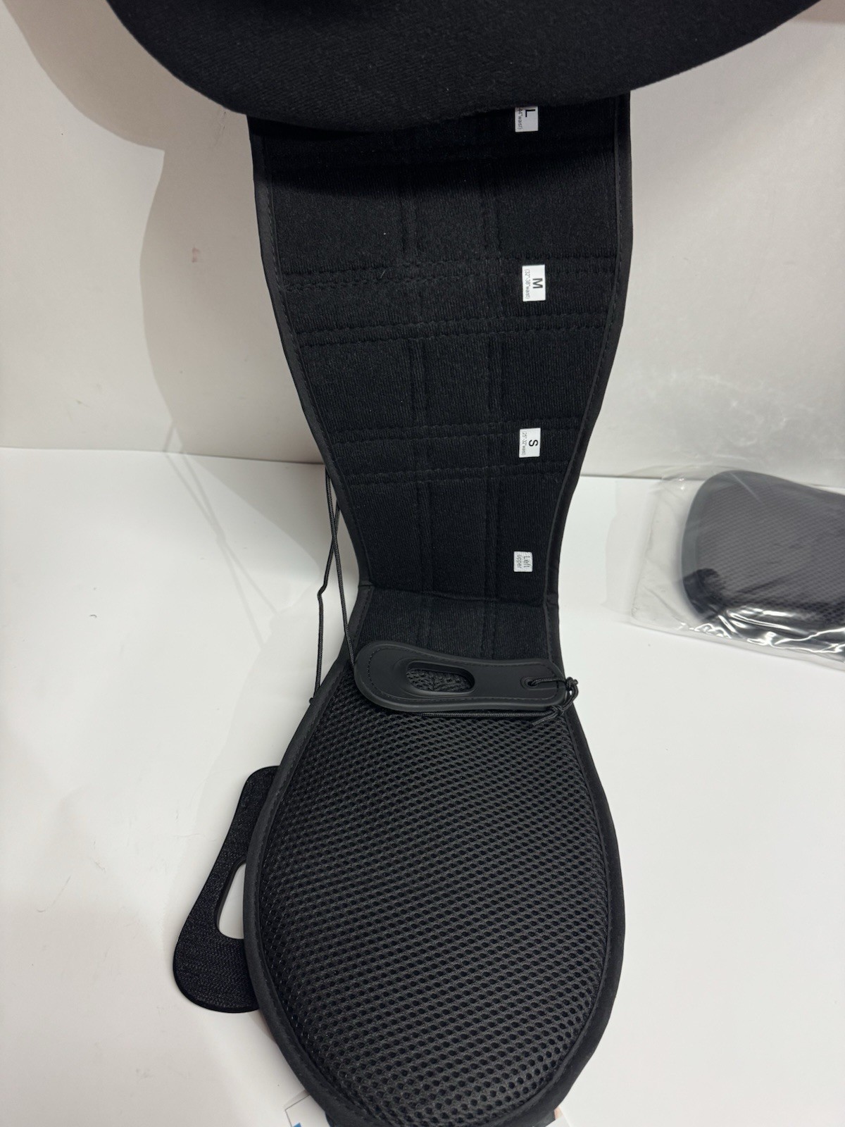 ISO Preferred Lumbar Back Brace VI ISO-BA206 Black Patient Care Posterior Panel