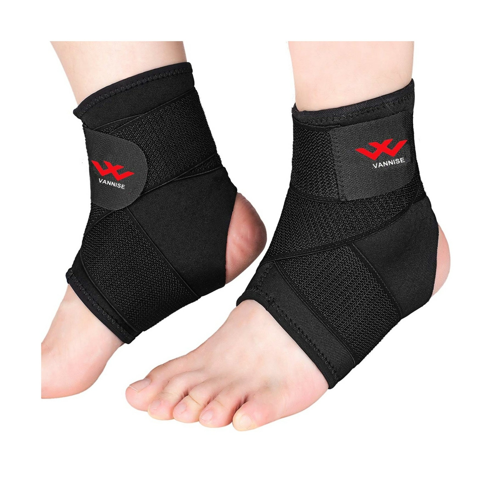 Ankle Brace, 2PCS Breathable & Strong Ankle Brace for Sprained Ankle, Stabili…