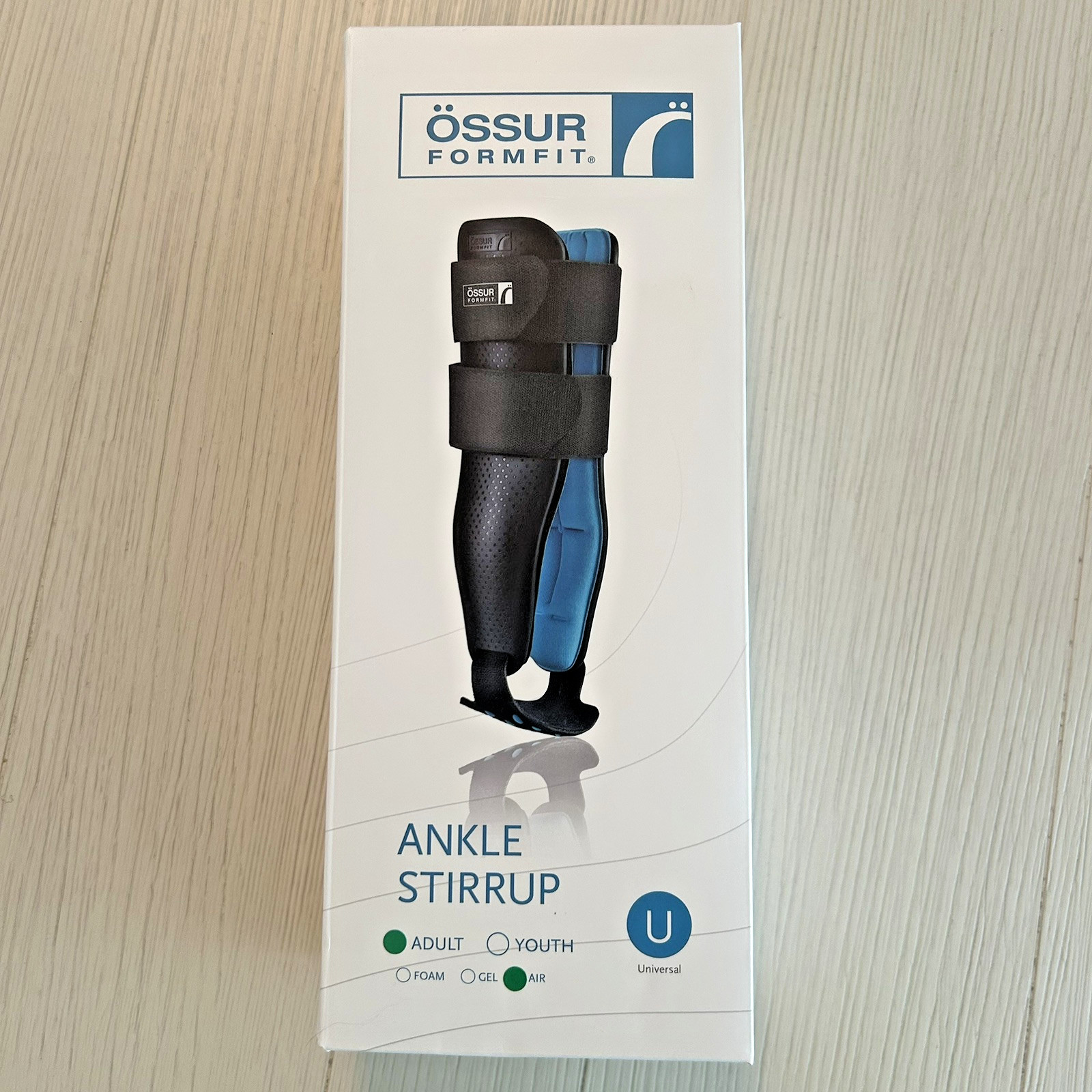 Ossur Formfit Air Ankle Stirrup Adult Universal Size Left /Right Model #70350