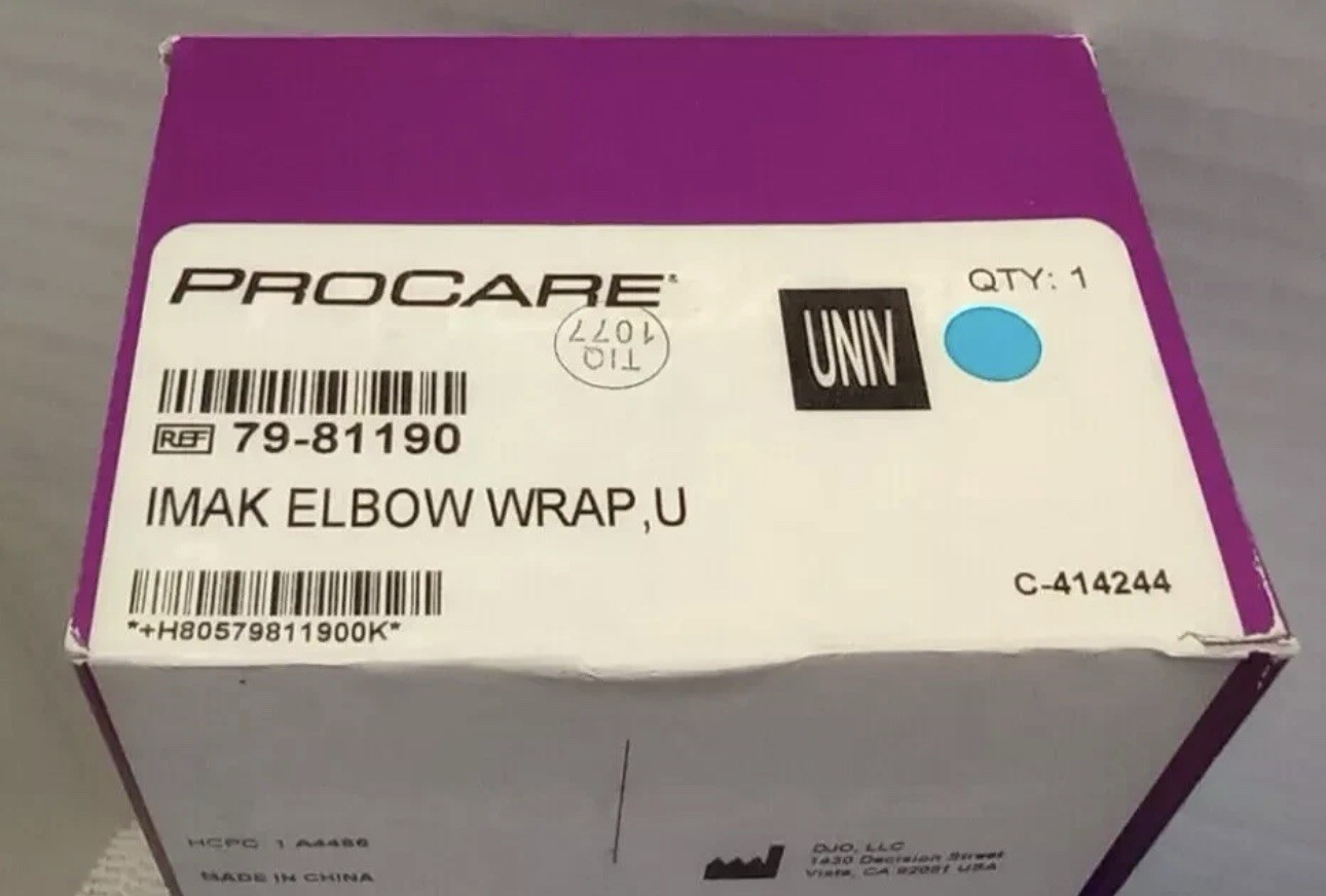 PROCARE IMAK Elbow Wrap – Universal Size- Dark Blue. New. Ref: 79-81190