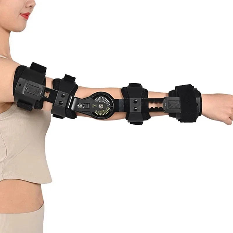 Elbow Joint Fixation Brace ROM Hinged Shoulder Arm Sling Forarm Braces Support