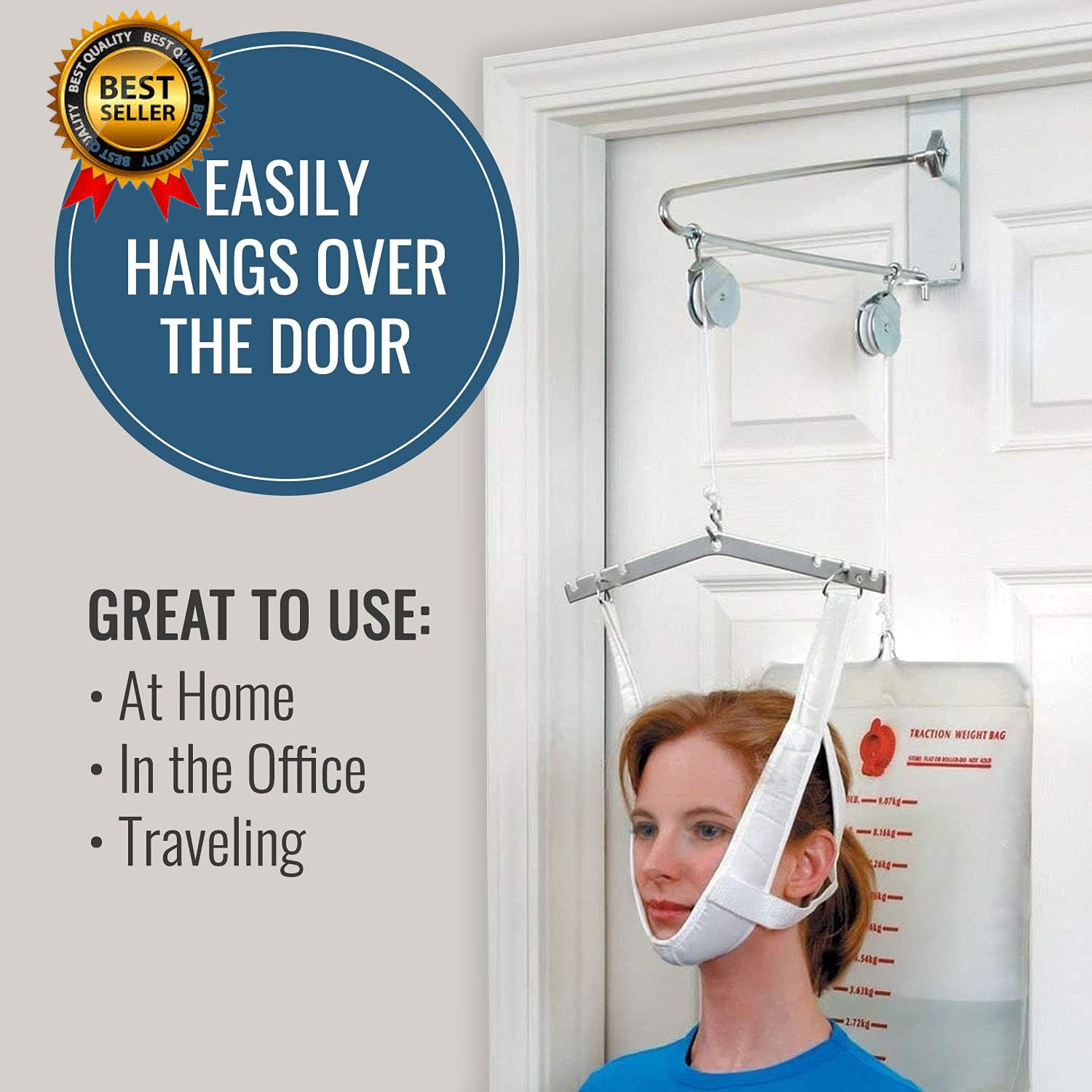 over the Door Posture Corrector and Cervical Neck Traction Device Physical…