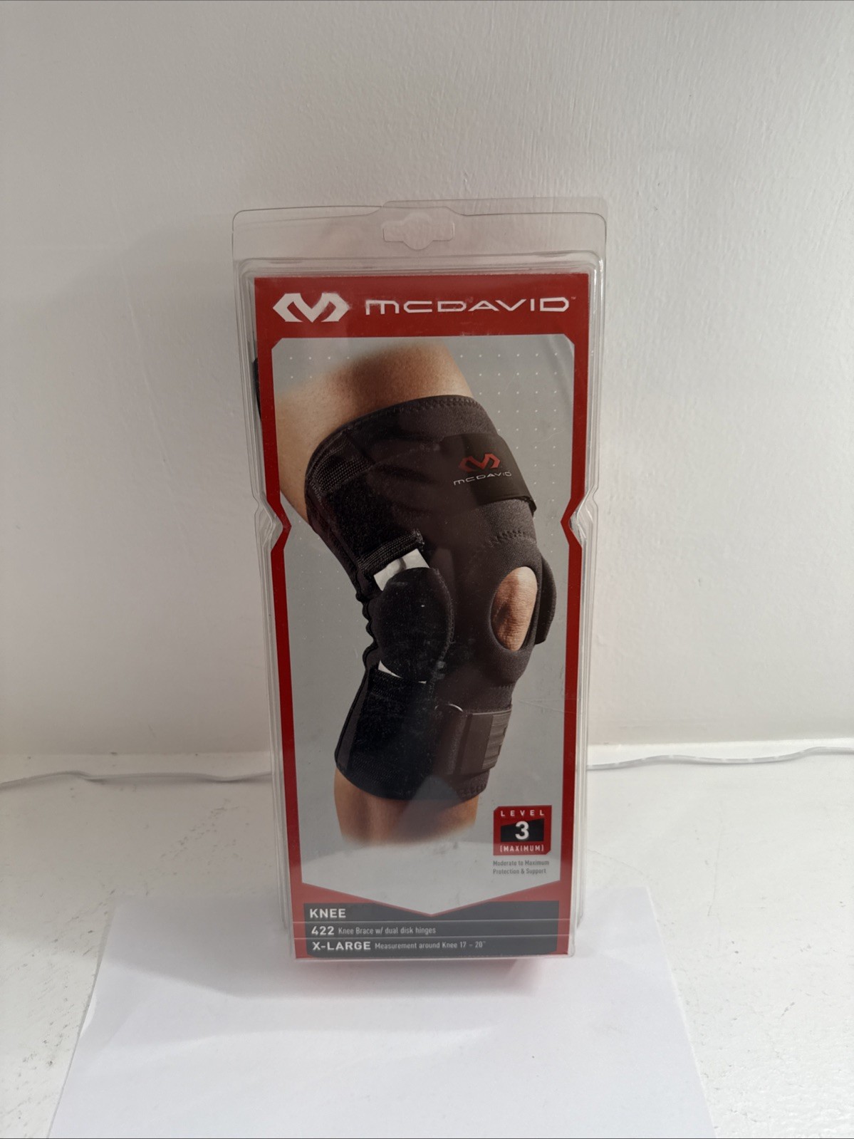 *New* McDavid Level 3 Knee Brace w/Dual Disk Hinges #422 – X-Large (read)