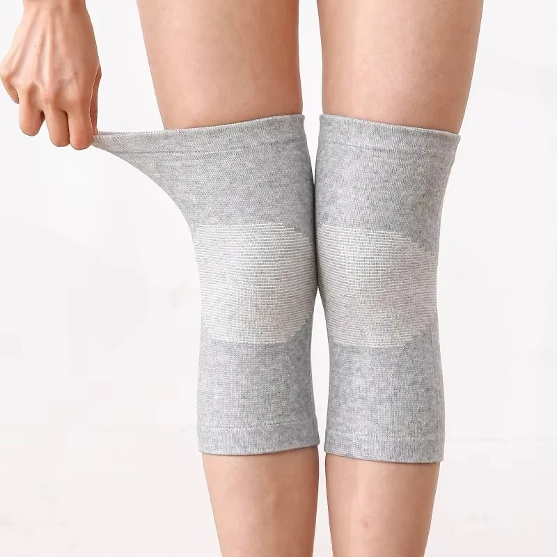 1Pair Knee Support Bamboo Compression Sleeve Arthritis Pain Relief Joint Support