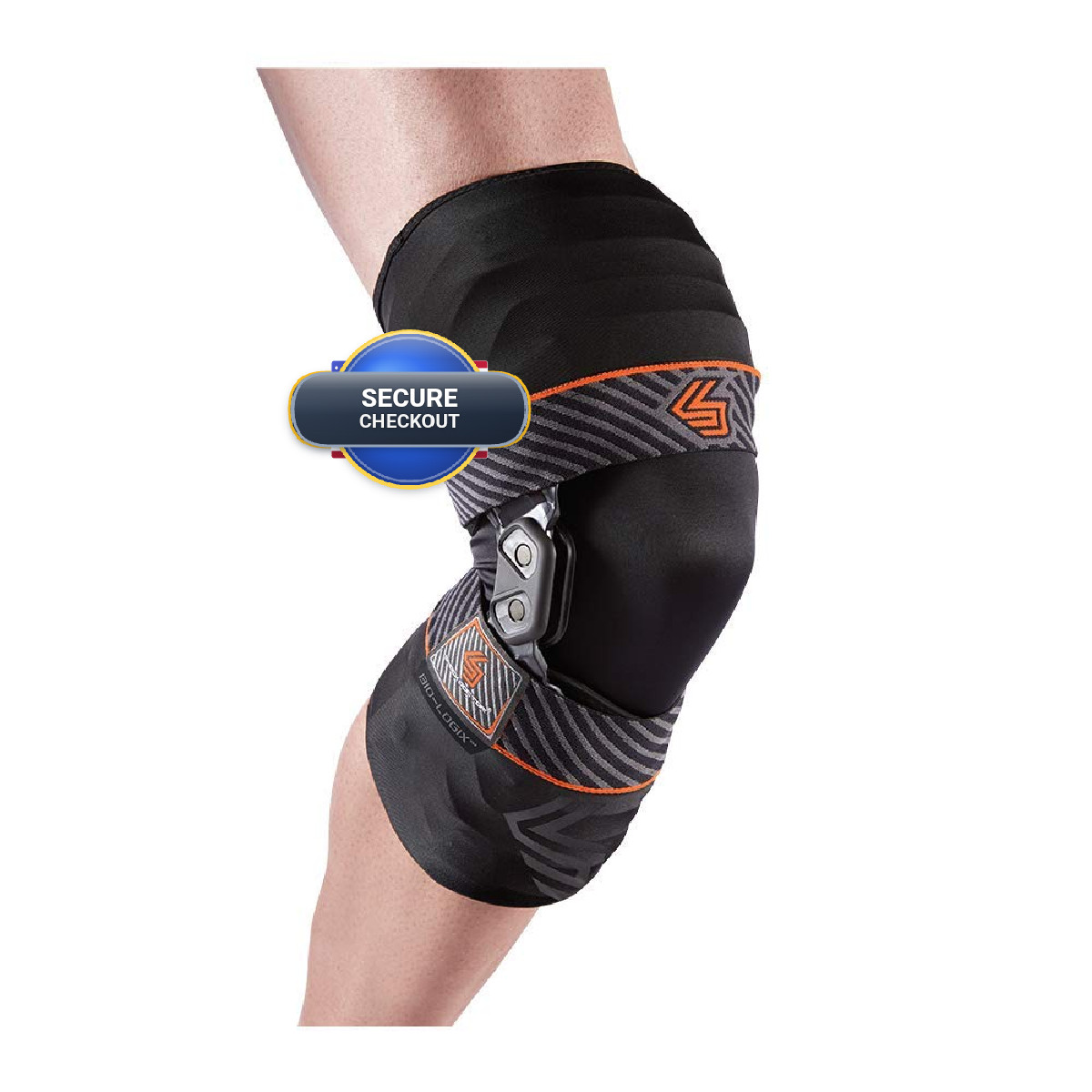 Shock Doctor 2090 Bio-Logix Knee Brace Black X-Large