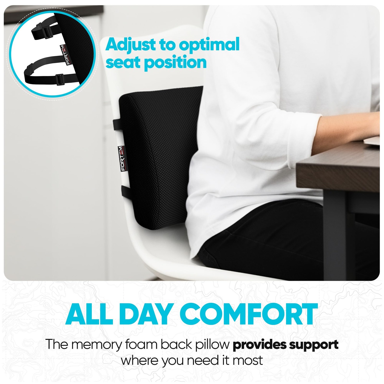 Lumbar Support Pillow for Office Chair, Lumbar Support Pillow for Car, Back R…