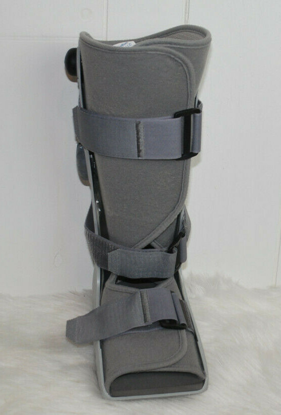 Aircast Walking Boot Adult Medium M Adjustable Inflation Dial Soft Strike AS IS