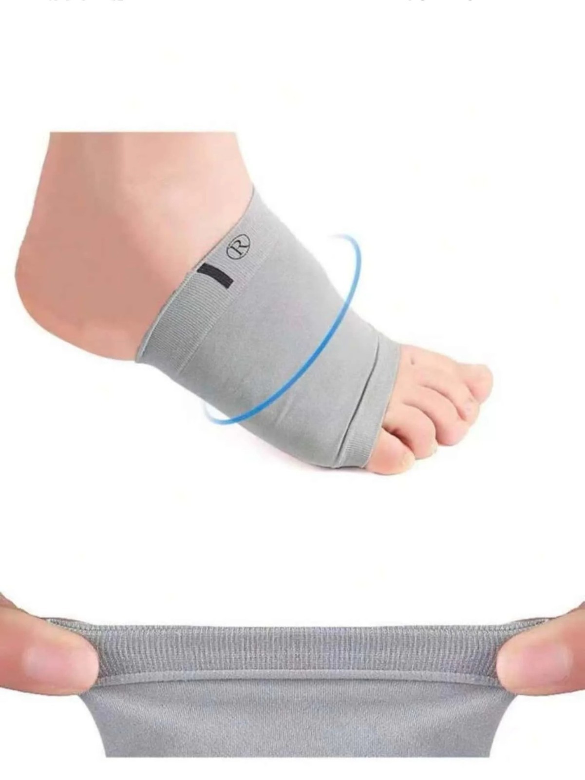 2*Arch Support Gel Pad Compression Support Sleeves Foot Relief Plantar Fasciitis