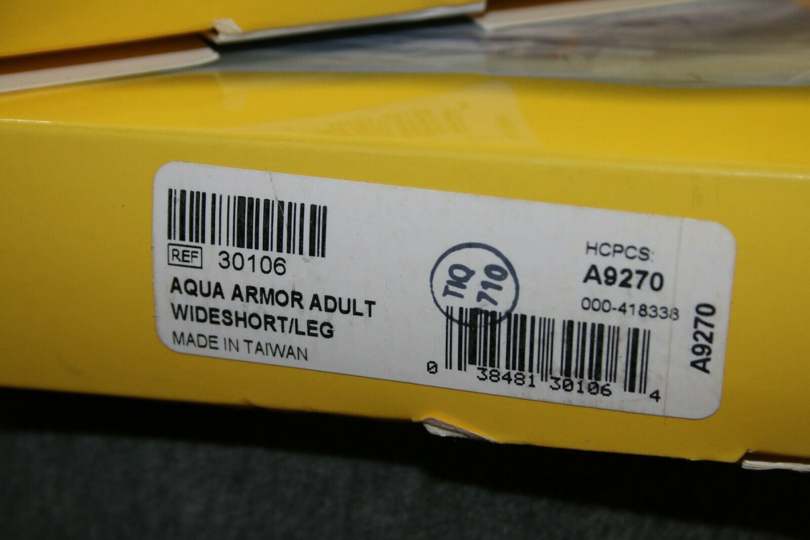 Aqua Armor Cast and Bandage Protector Adult Wideshort Arm or Leg A9270 !